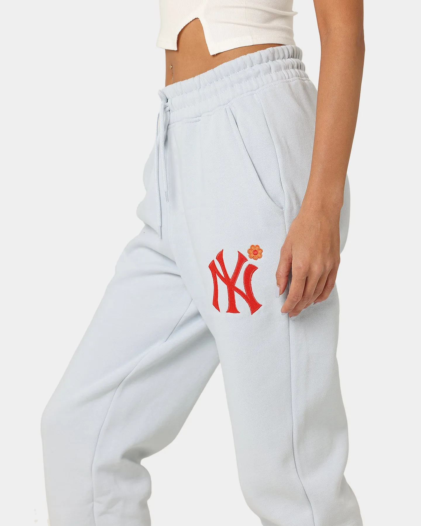 Majestic Athletic Women's New York Yankees Bespoke Logo Track Pants Opal