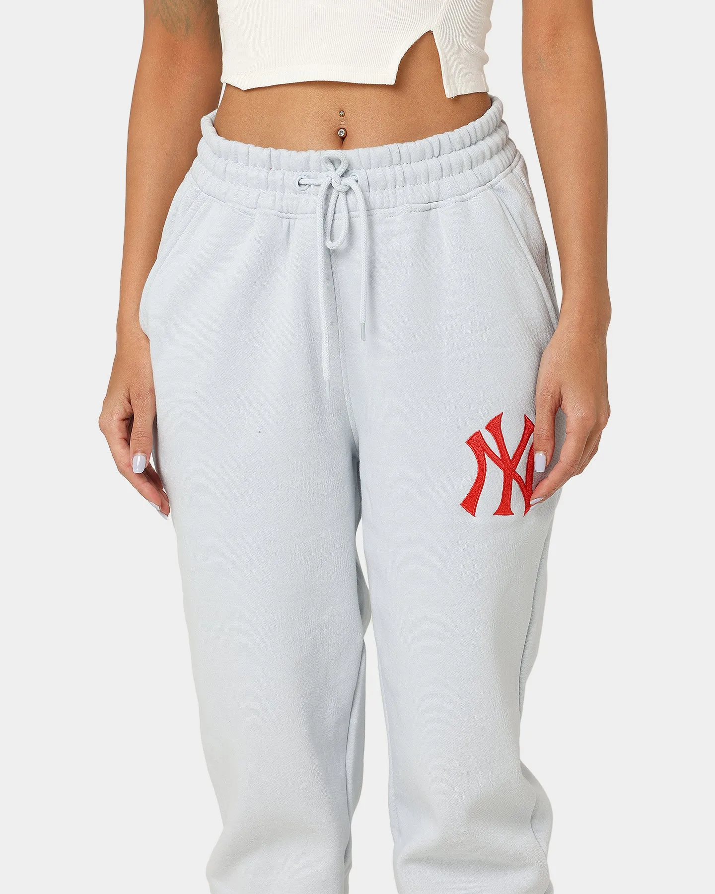 Majestic Athletic Women's New York Yankees Bespoke Logo Track Pants Opal