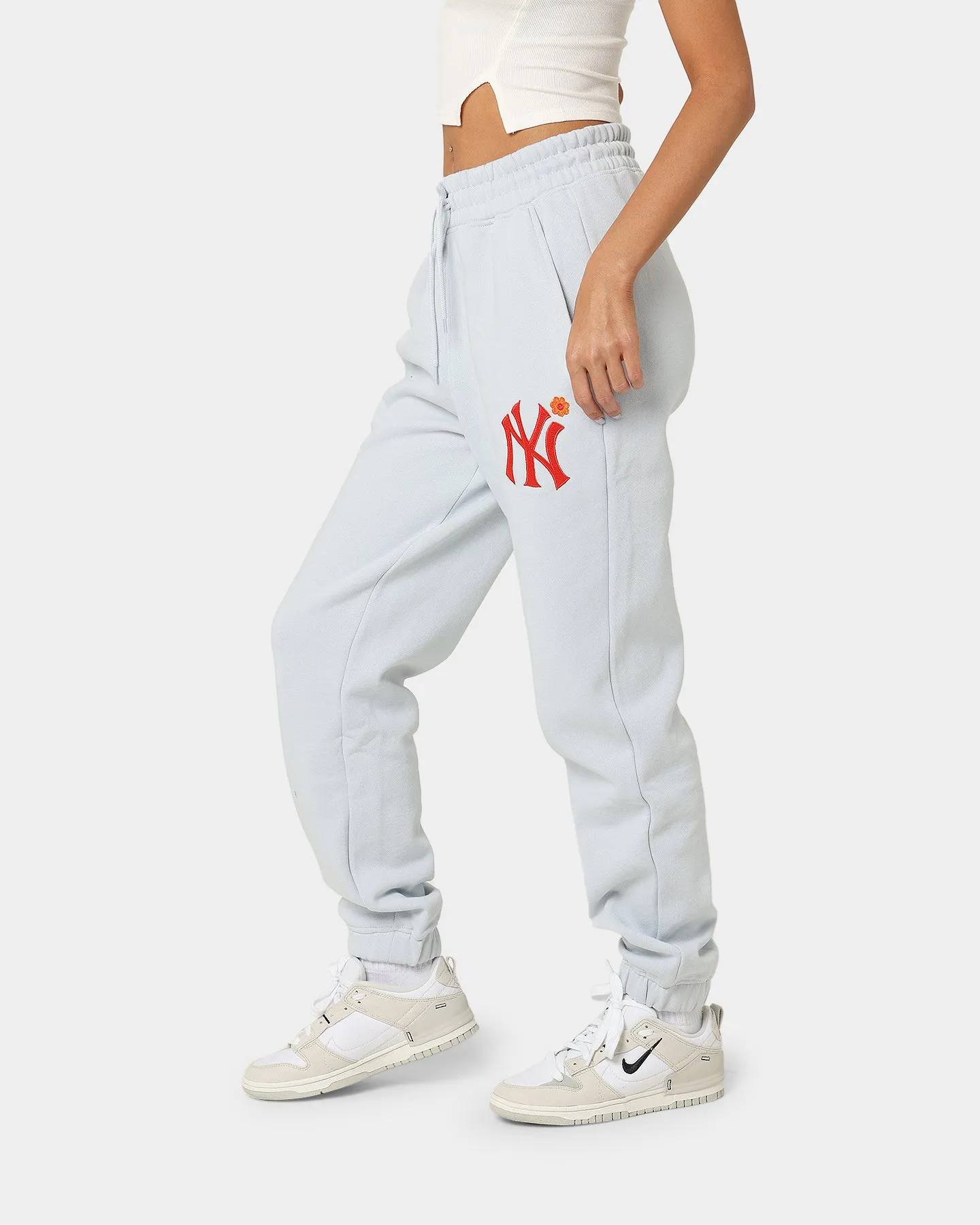 Majestic Athletic Women's New York Yankees Bespoke Logo Track Pants Opal