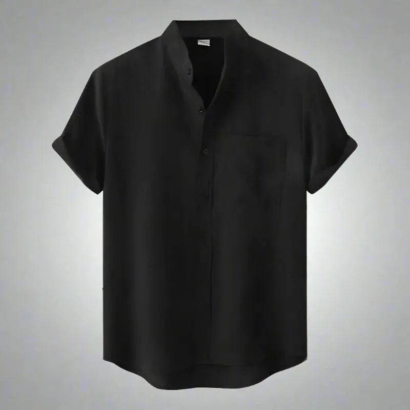 MATEO | Relaxed Linen Short Sleeve Shirt
