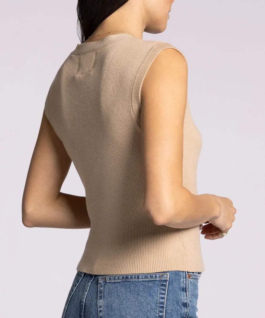 Mckenzie Vest Top - Oak