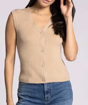 Mckenzie Vest Top - Oak