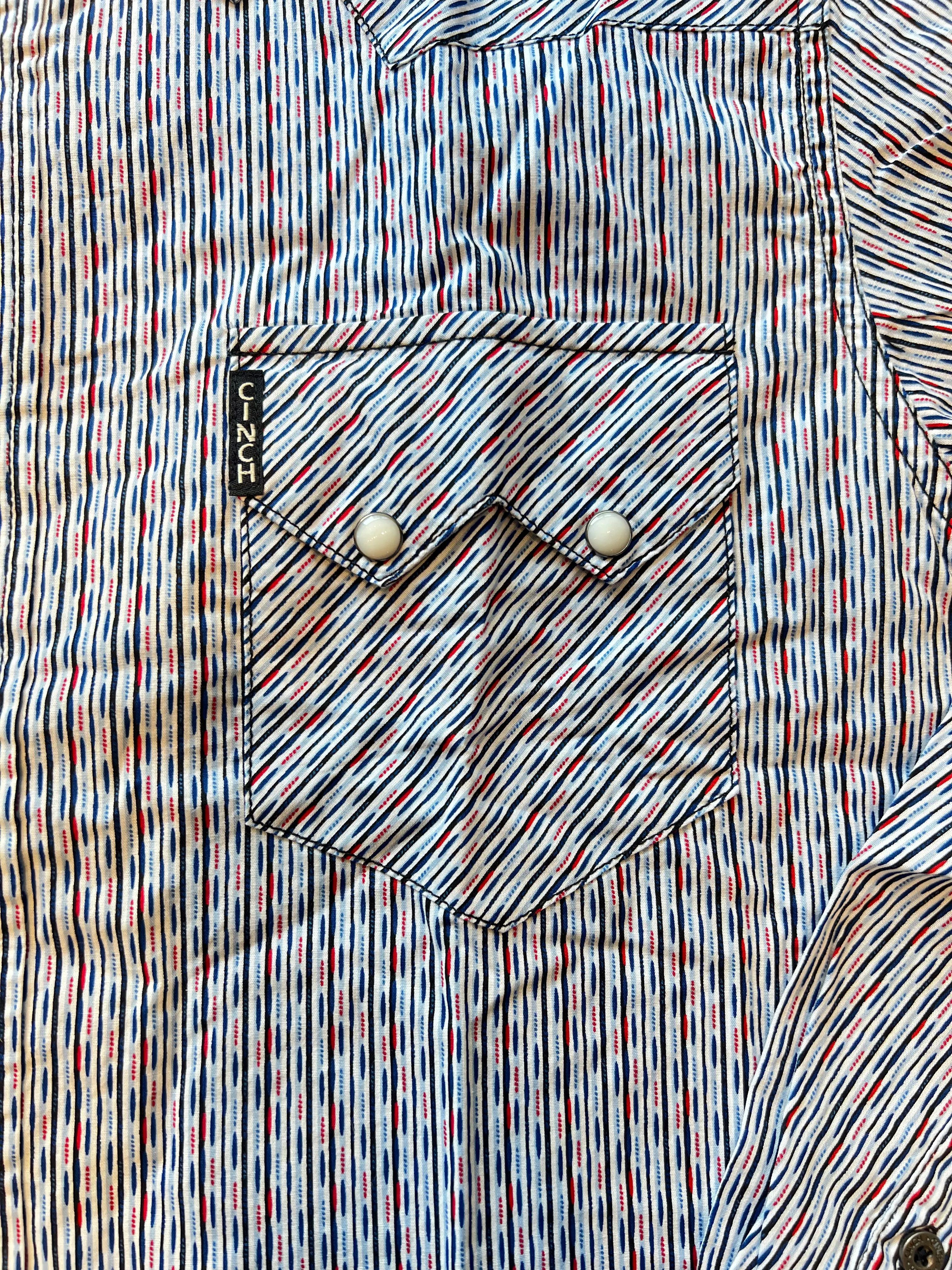 Men's Cinch Modern White Print