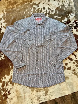 Men's Cinch Modern White Print