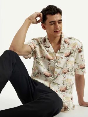 Men's Floral Relaxed Fit Shirt