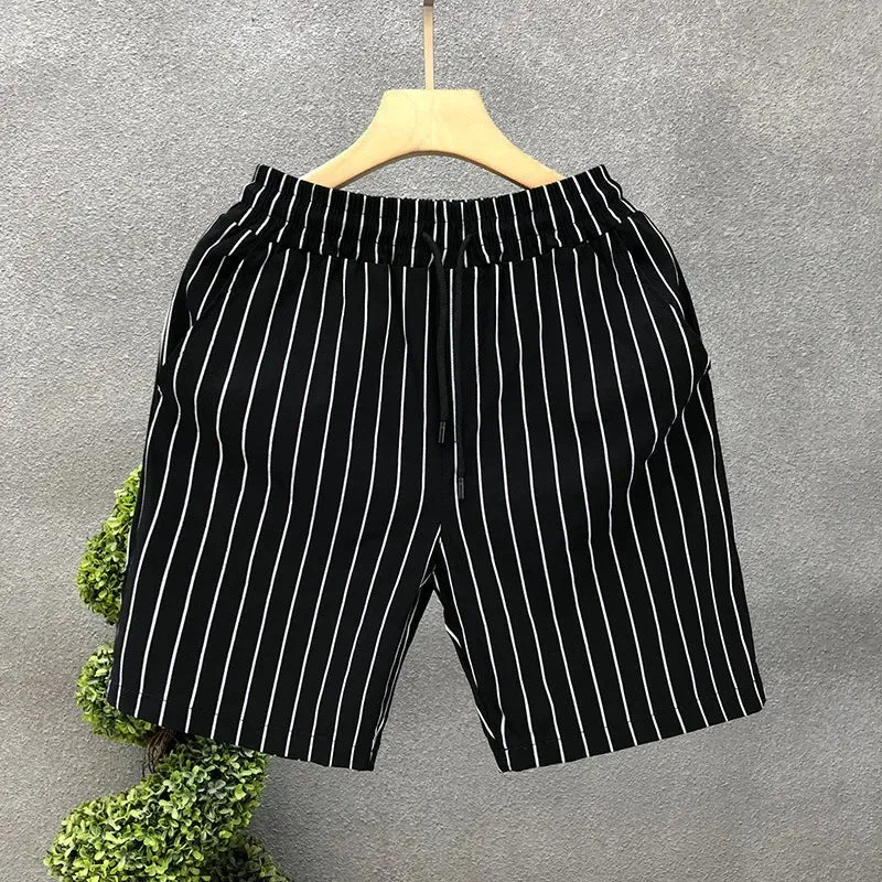 Men's Striped Shorts - Slimming Summer Style