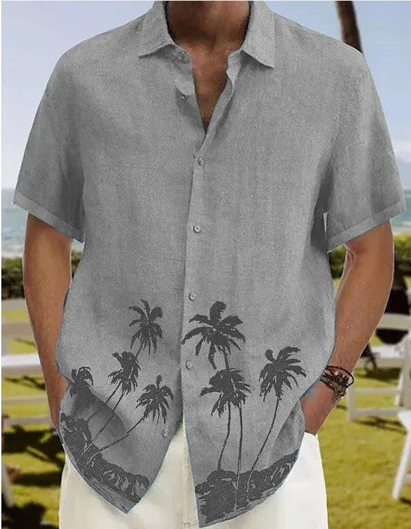 Men's Trendy Beach Wear Casual Short Sleeve Shirt - GlamzLife