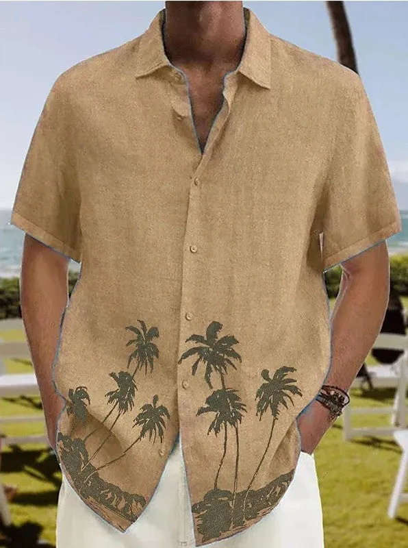 Men's Trendy Beach Wear Casual Short Sleeve Shirt - GlamzLife