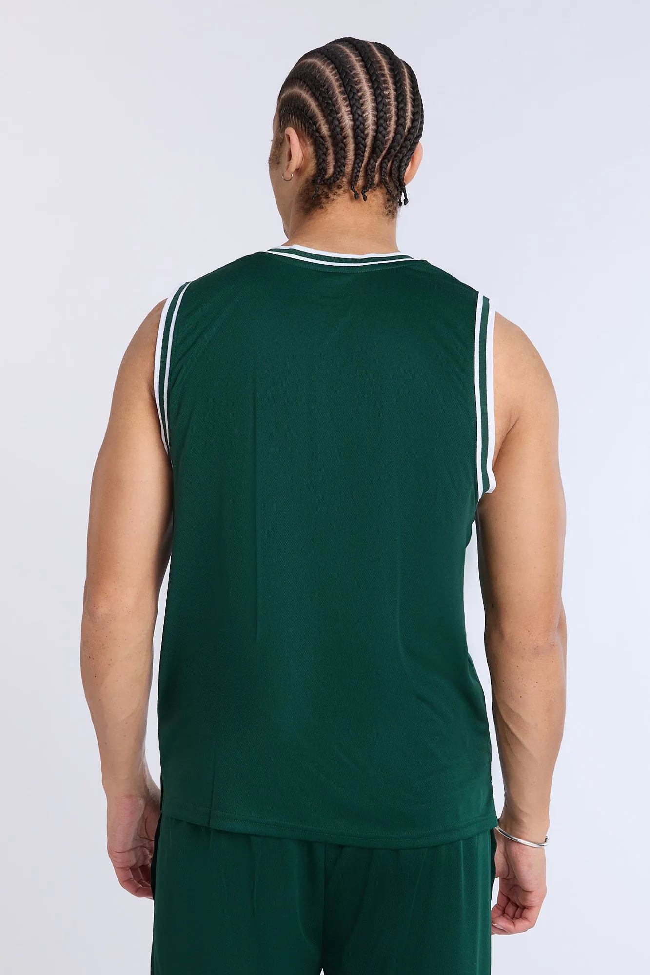 Michigan State Mesh Tank Top