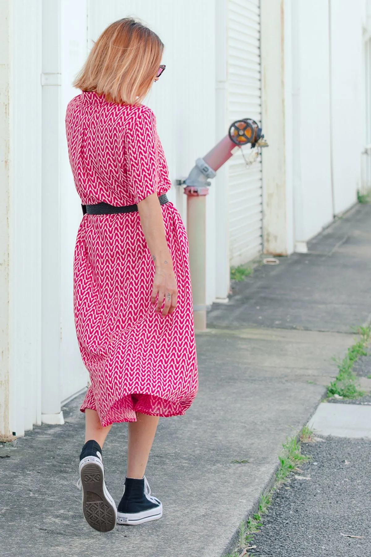 Monaco Shirt Dress - Pink