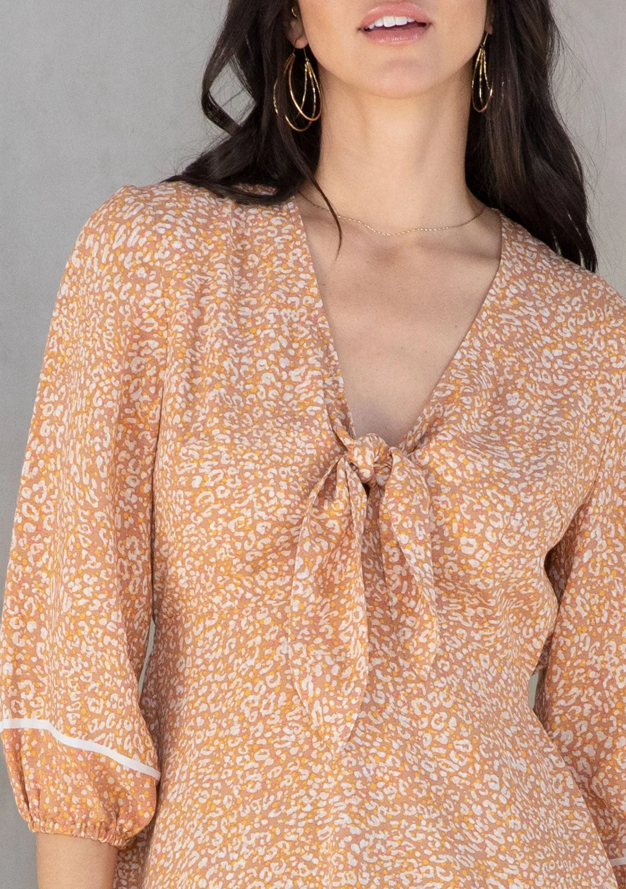 Nina Tie Front Top