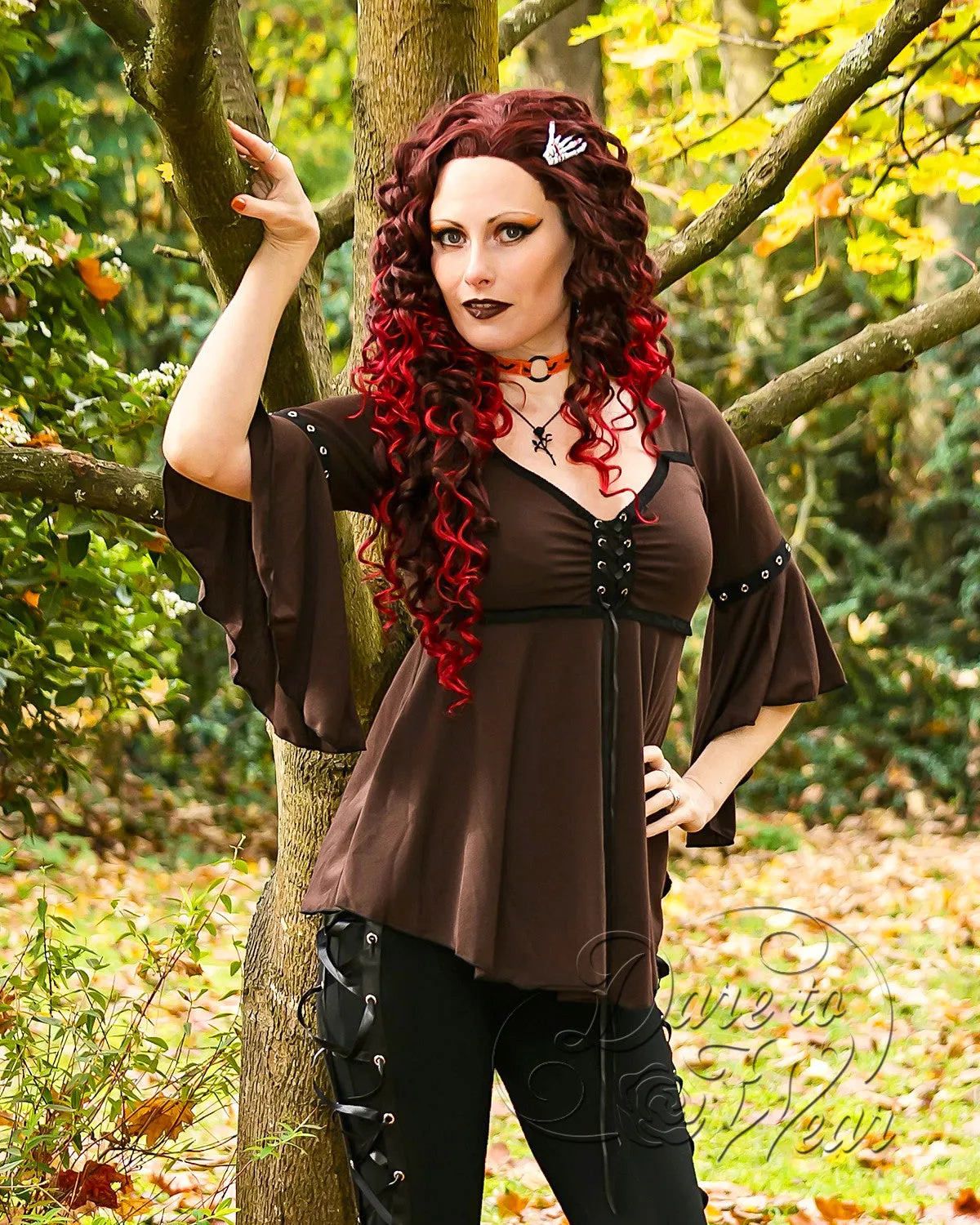 Ophelia Top in Envy