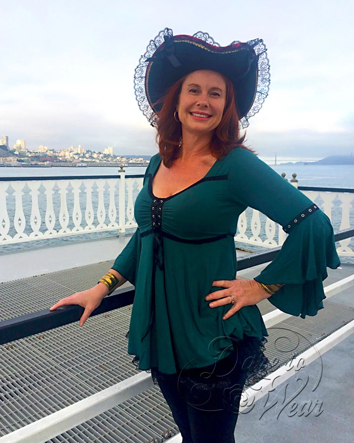 Ophelia Top in Envy