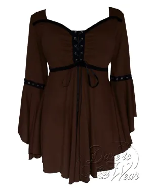 Ophelia Top in Walnut
