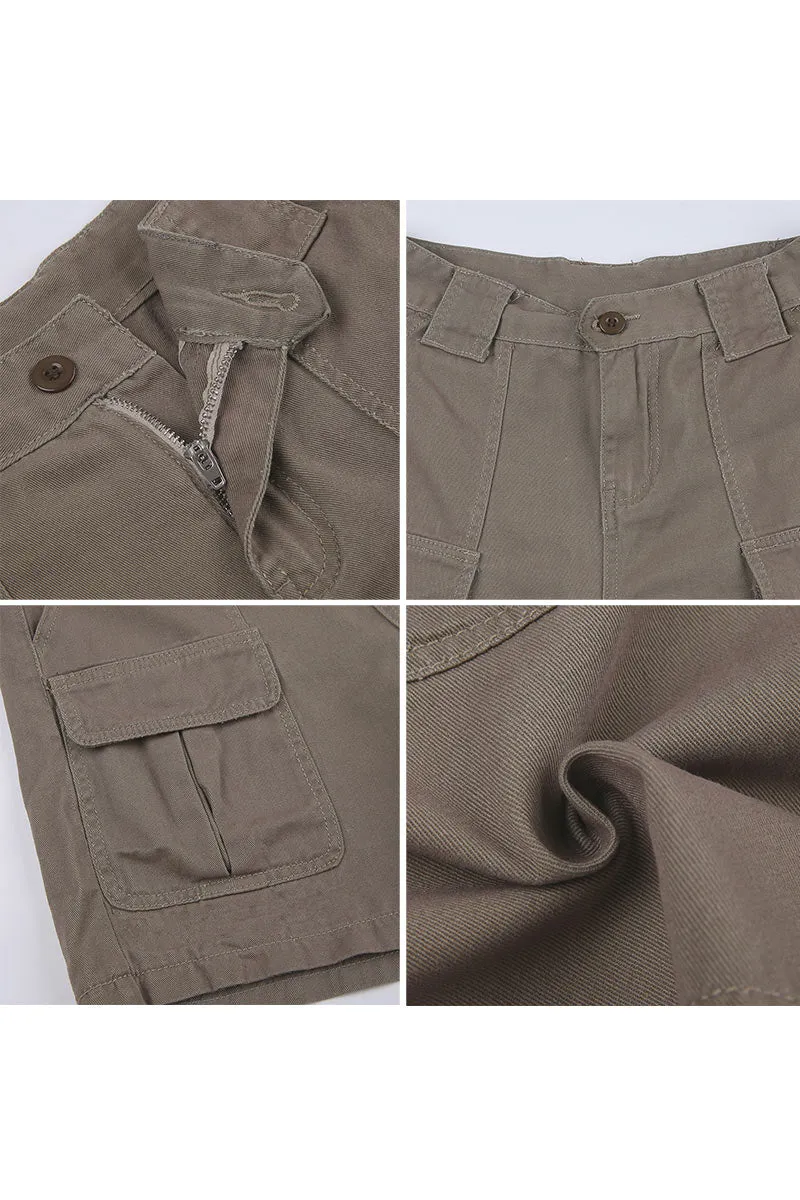 PD274 Cargo Denim Shorts