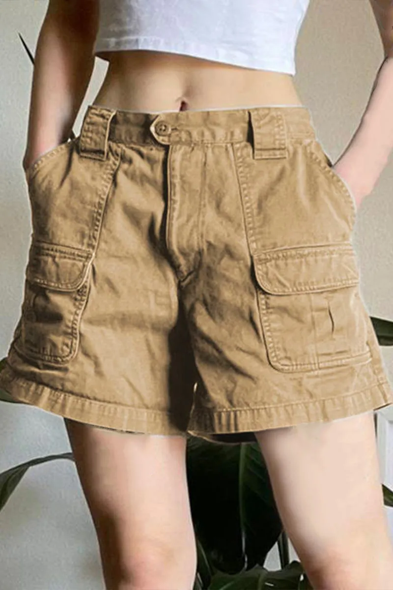 PD274 Cargo Denim Shorts