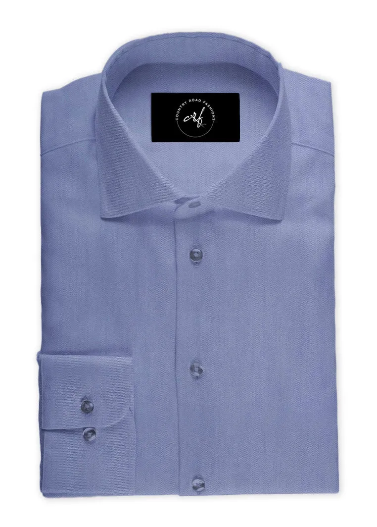 Plain Modern Blue Shirt