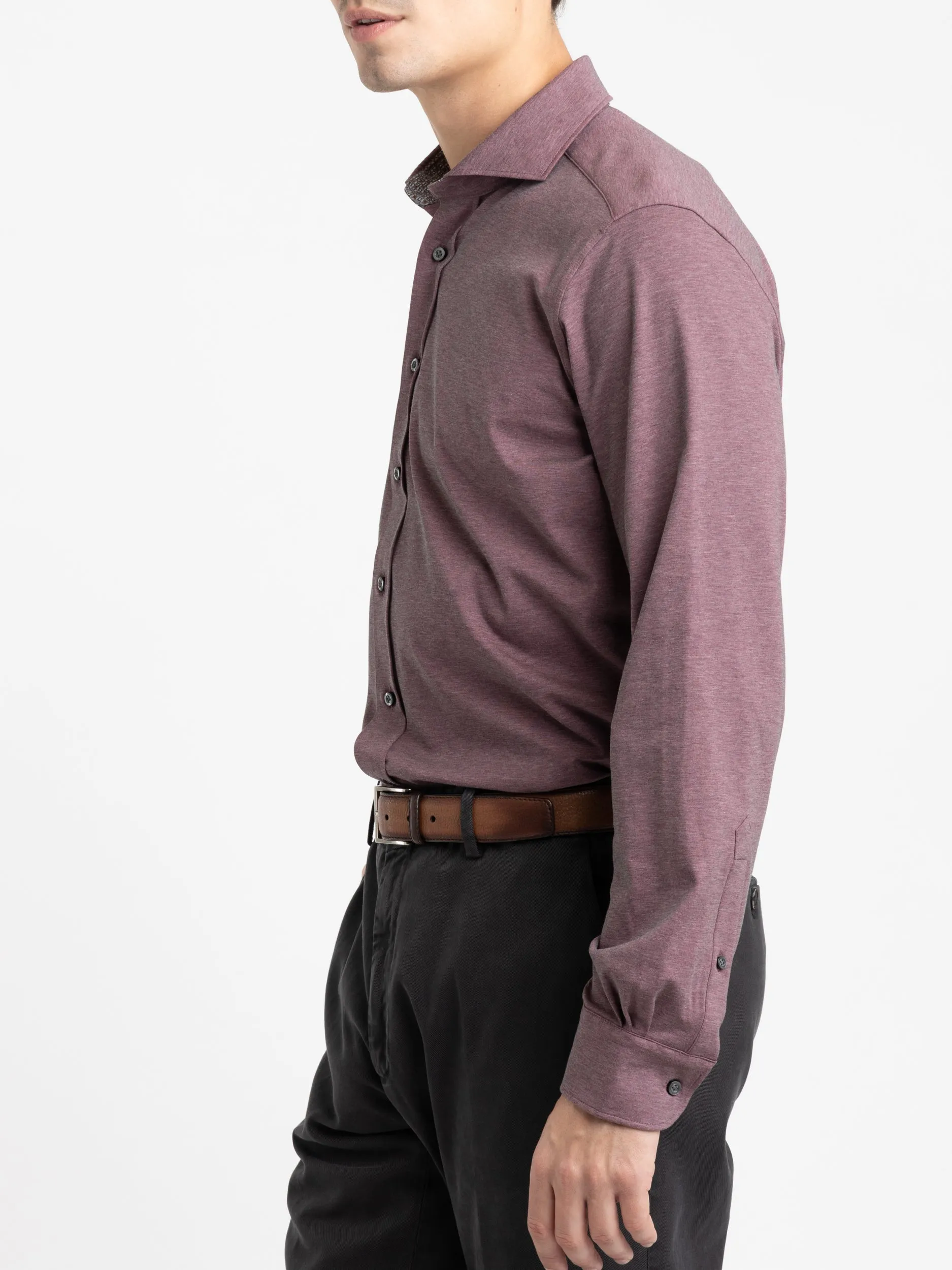 Purple Modern Fit Dress Shirt