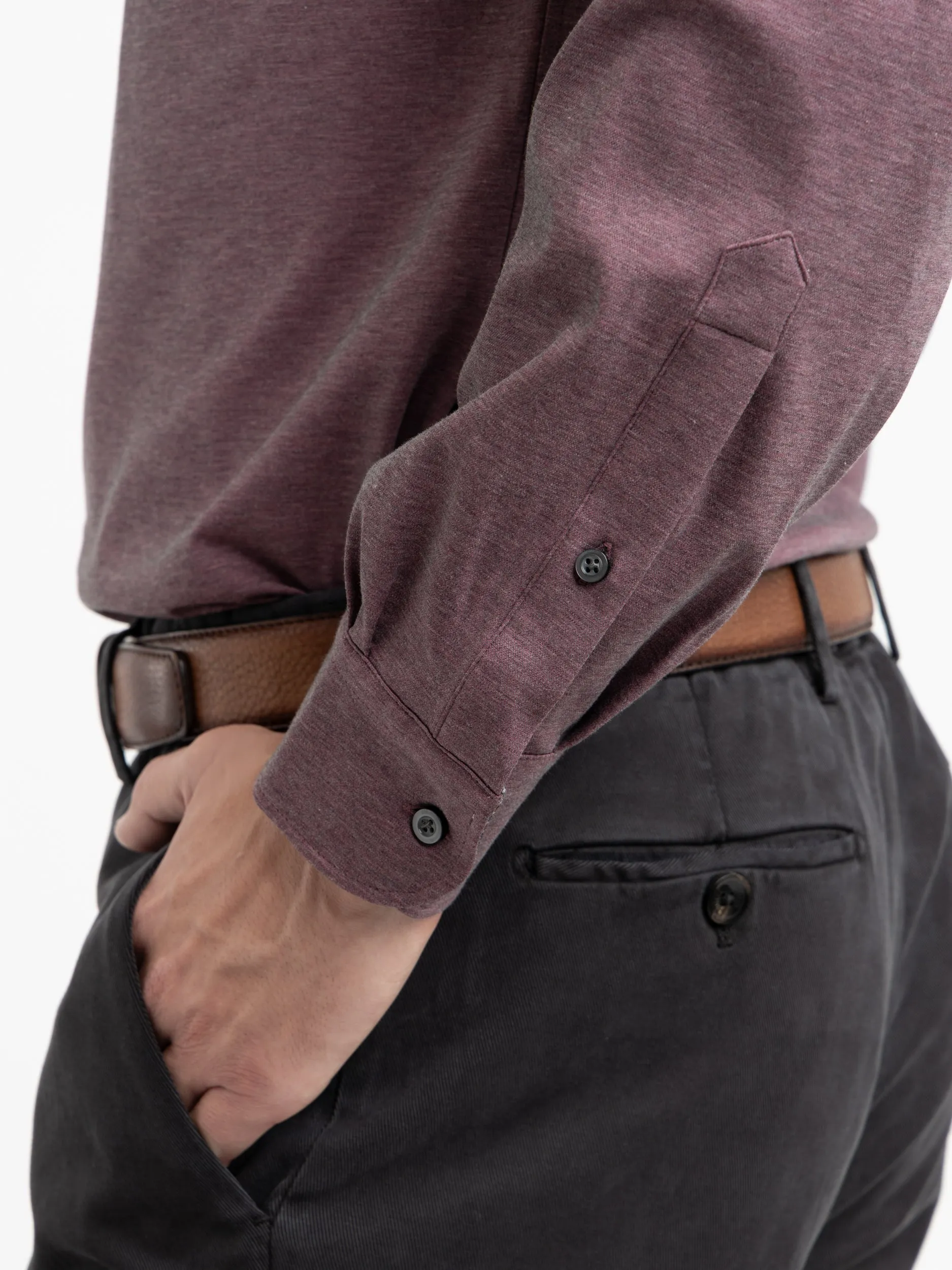 Purple Modern Fit Dress Shirt