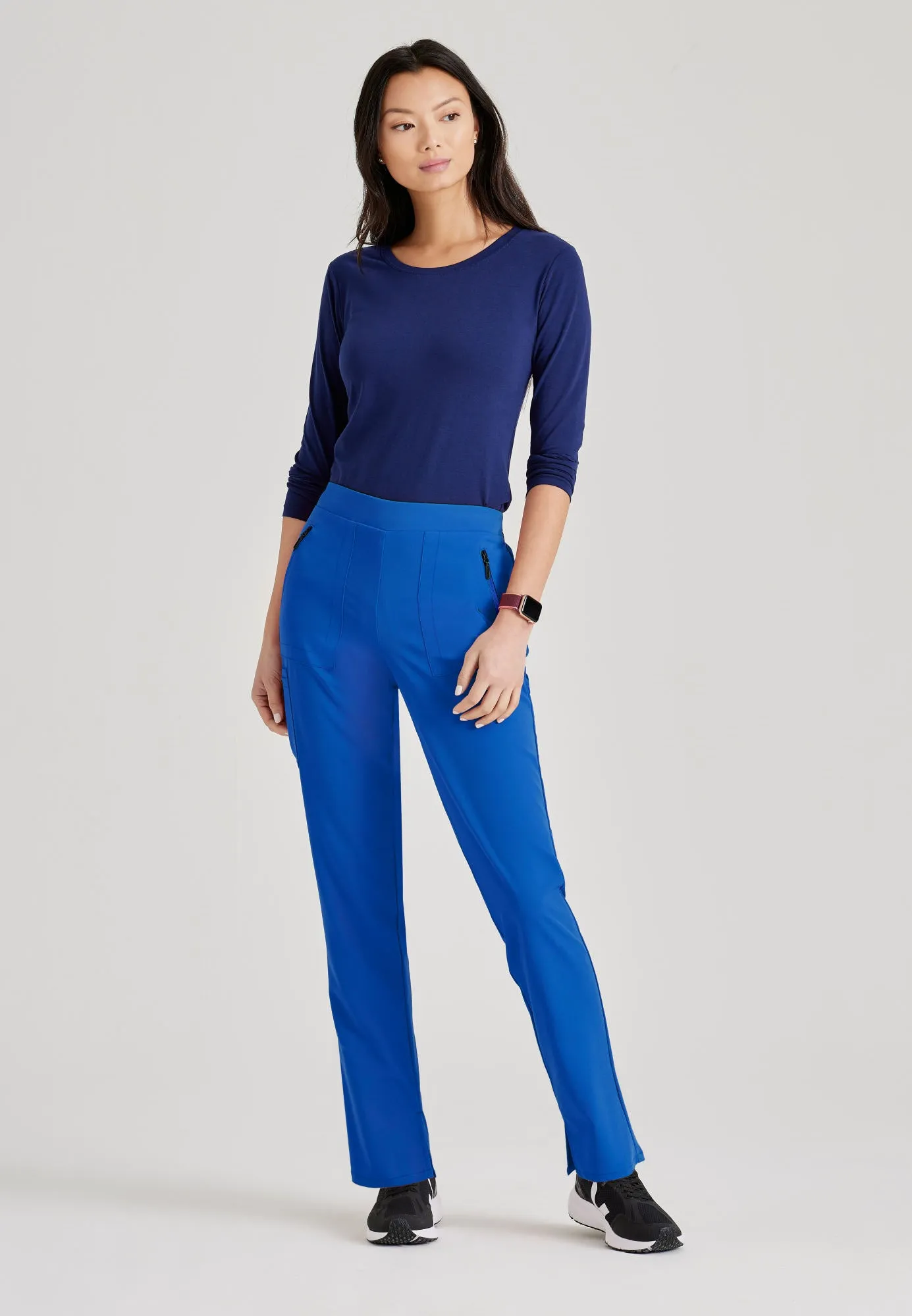 Purpose 5-Pocket High-Rise Slim Leg Scrub Pant