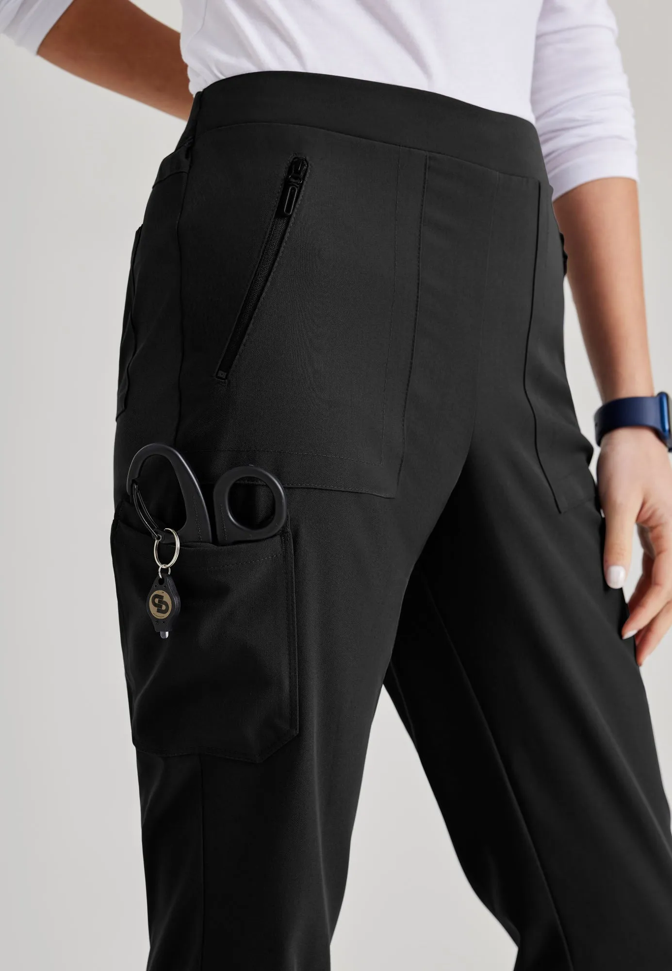Purpose 5-Pocket High-Rise Slim Leg Scrub Pant