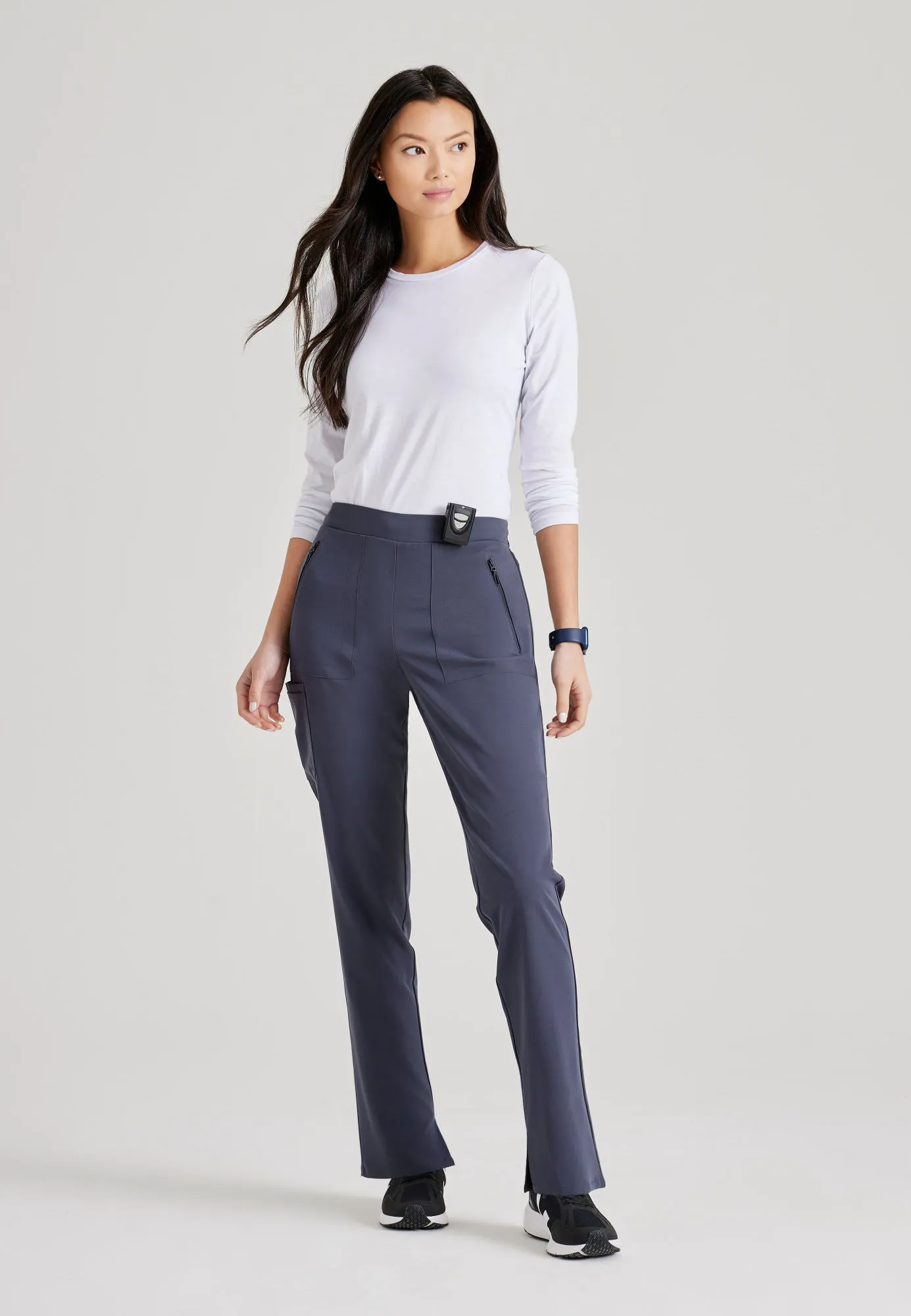 Purpose 5-Pocket High-Rise Slim Leg Scrub Pant