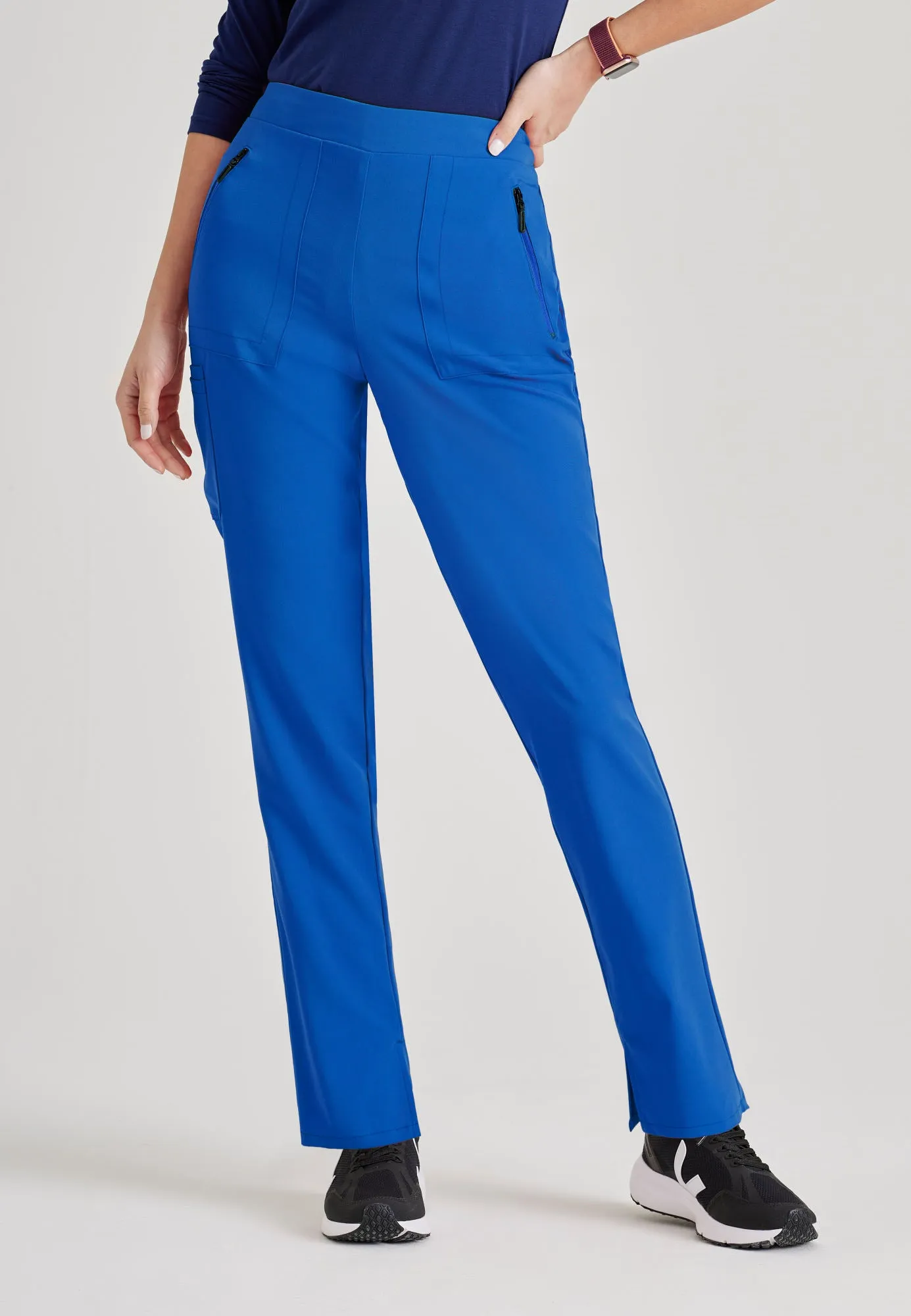 Purpose 5-Pocket High-Rise Slim Leg Scrub Pant