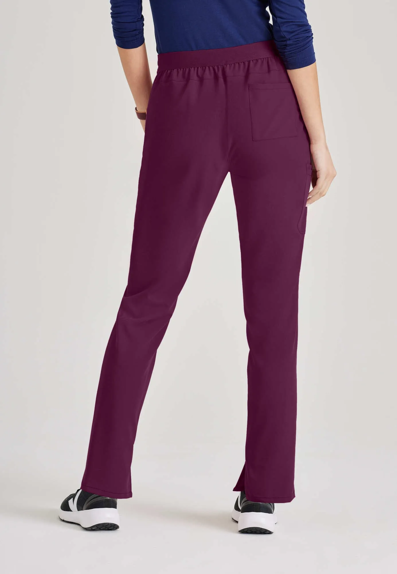 Purpose 5-Pocket High-Rise Slim Leg Scrub Pant