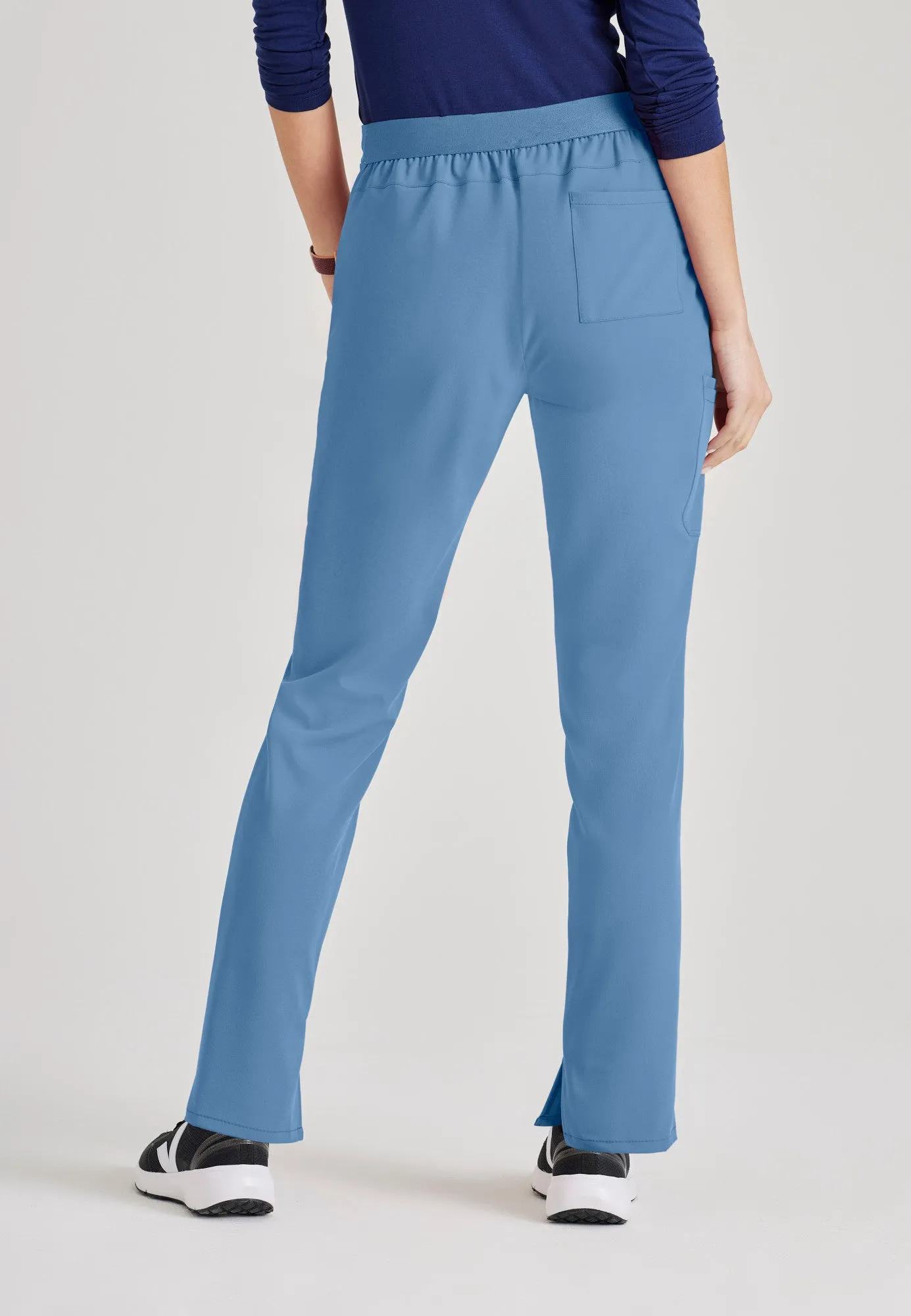 Purpose 5-Pocket High-Rise Slim Leg Scrub Pant