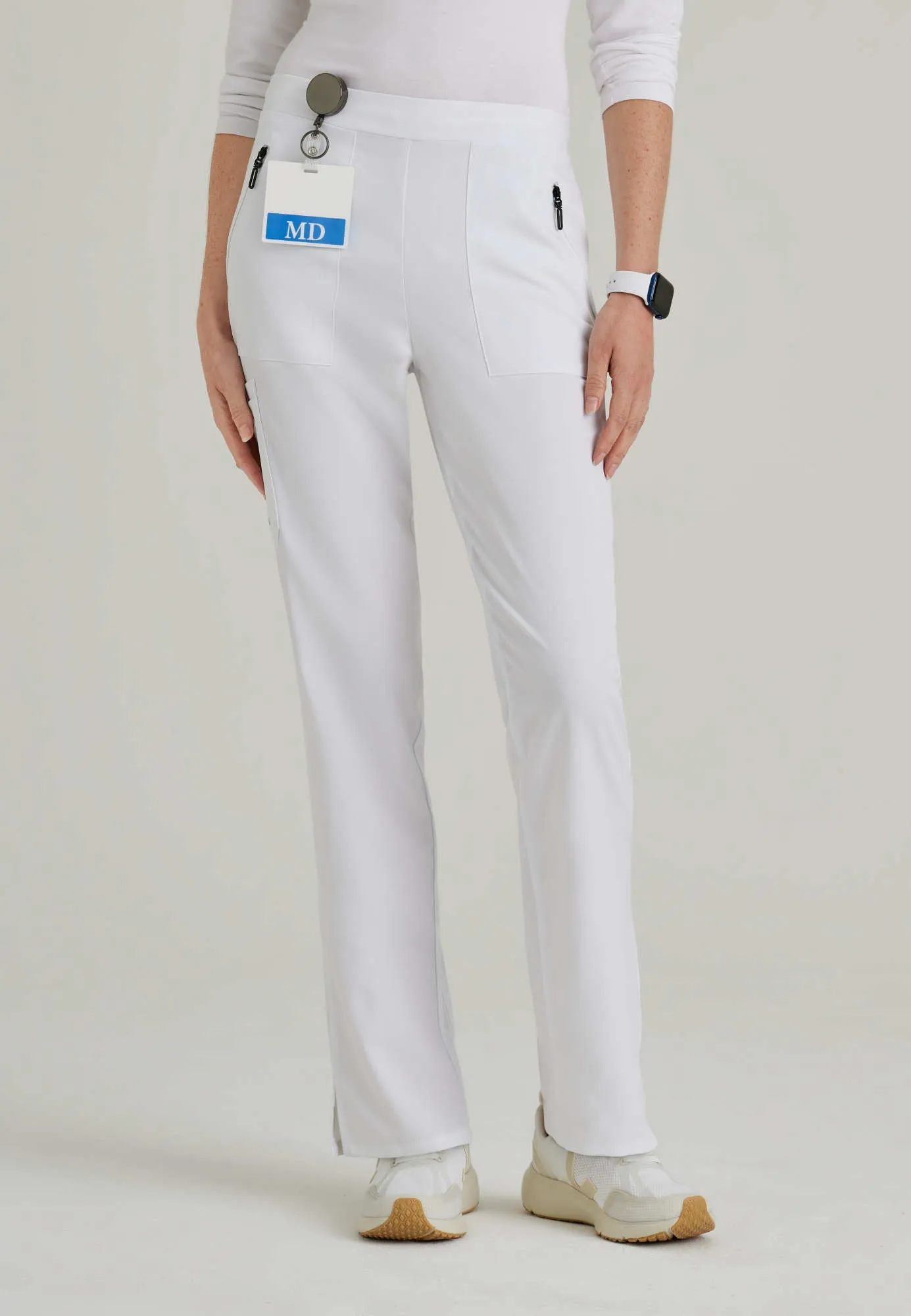 Purpose 5-Pocket High-Rise Slim Leg Scrub Pant