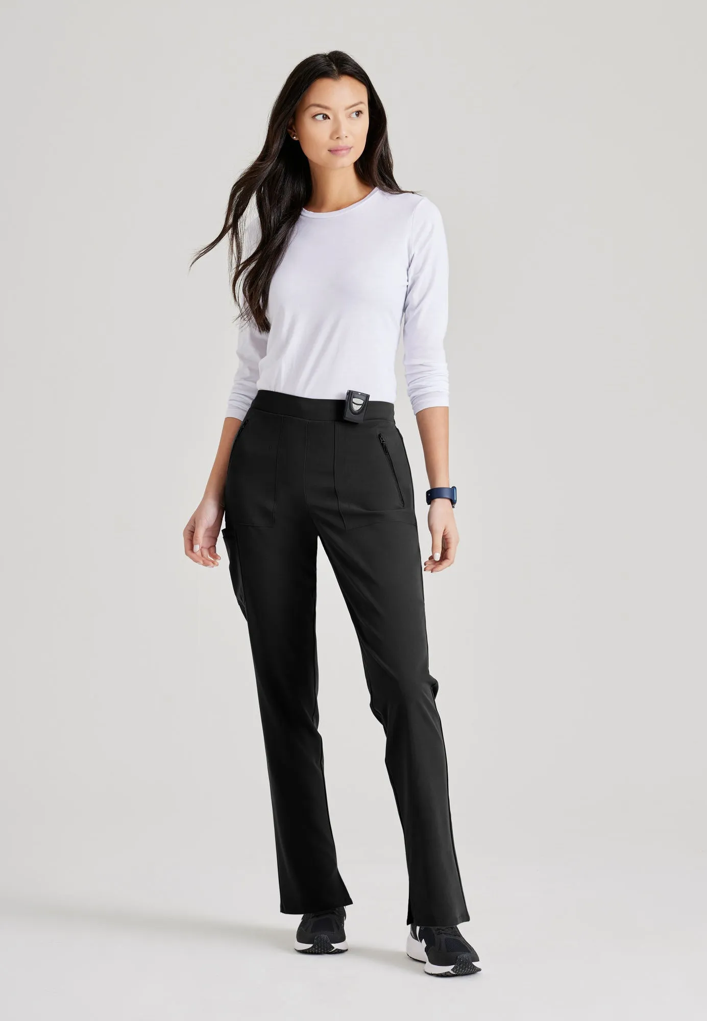 Purpose 5-Pocket High-Rise Slim Leg Scrub Pant