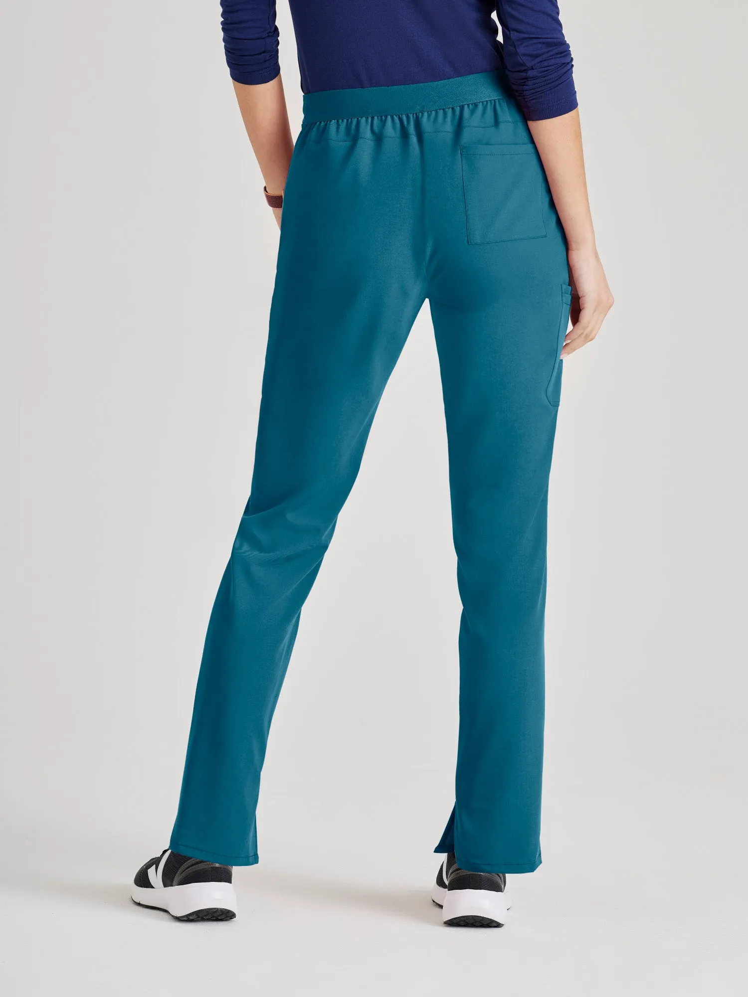 Purpose 5-Pocket High-Rise Slim Leg Scrub Pant
