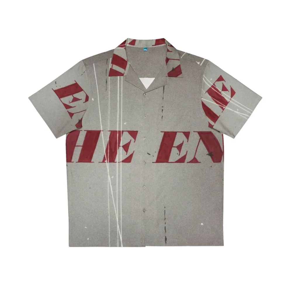 "Ed Ruscha Exhibition Inspired Hawaiian Shirt | Vintage Modern Art"