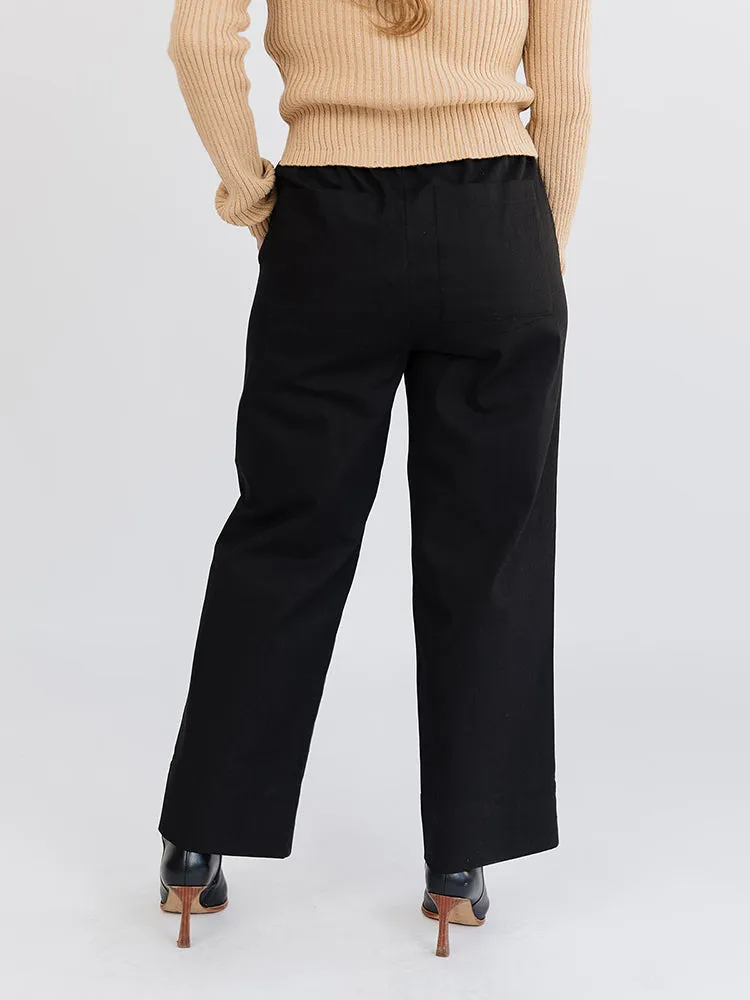 Rosie Pant (Black Denim)