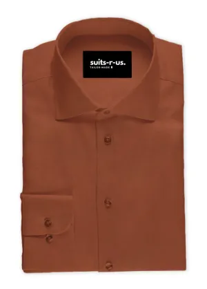 Rust Poplin shirt