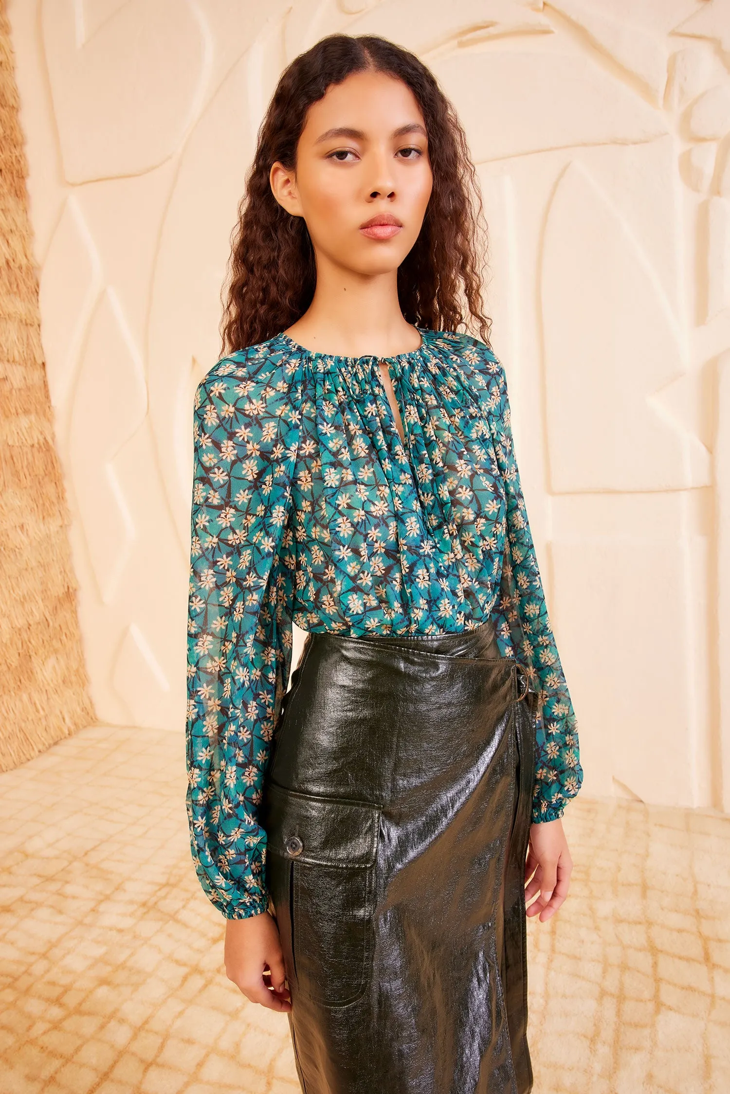 Safa Blouse - Clematis