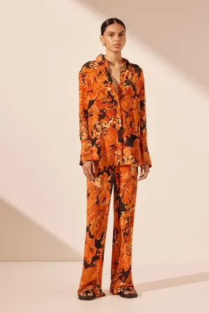 SANTOS SILK RELAXED SHIRT