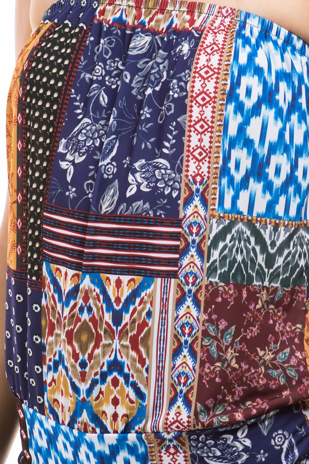 SASKIA TUBE TOP (MULTI BOHEMIAN)- VT2924