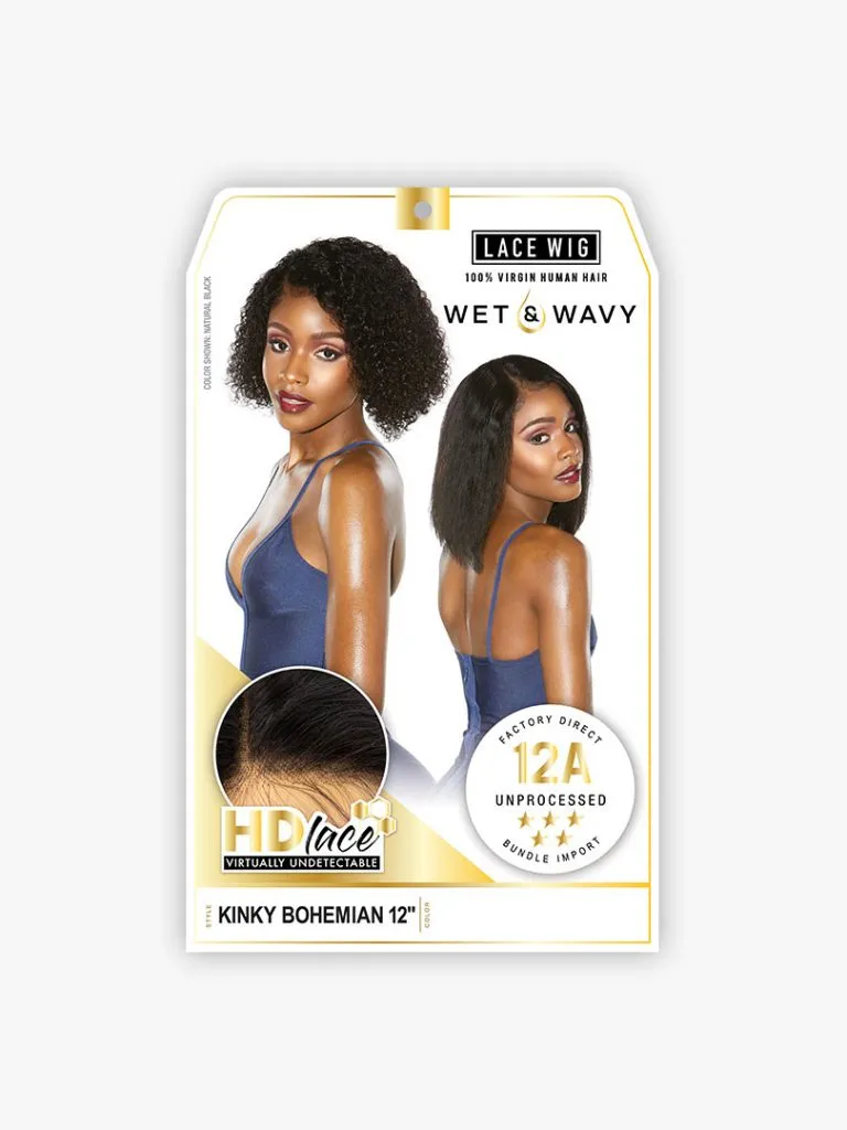 SENSATIONNEL 12A WET & WAVY HD LACE KINKY BOHEMIAN 12″