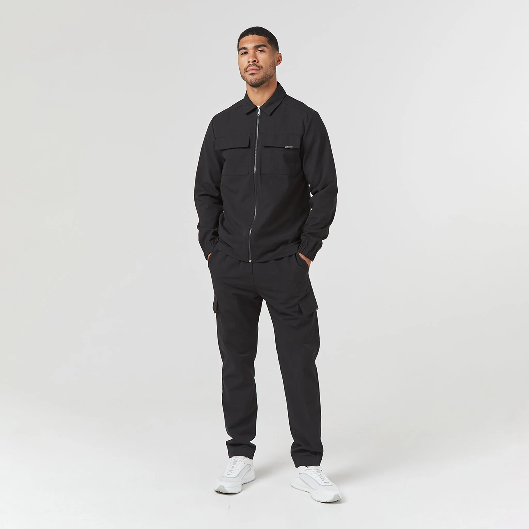 Smart Utility Open Hem Cargo Set | Black
