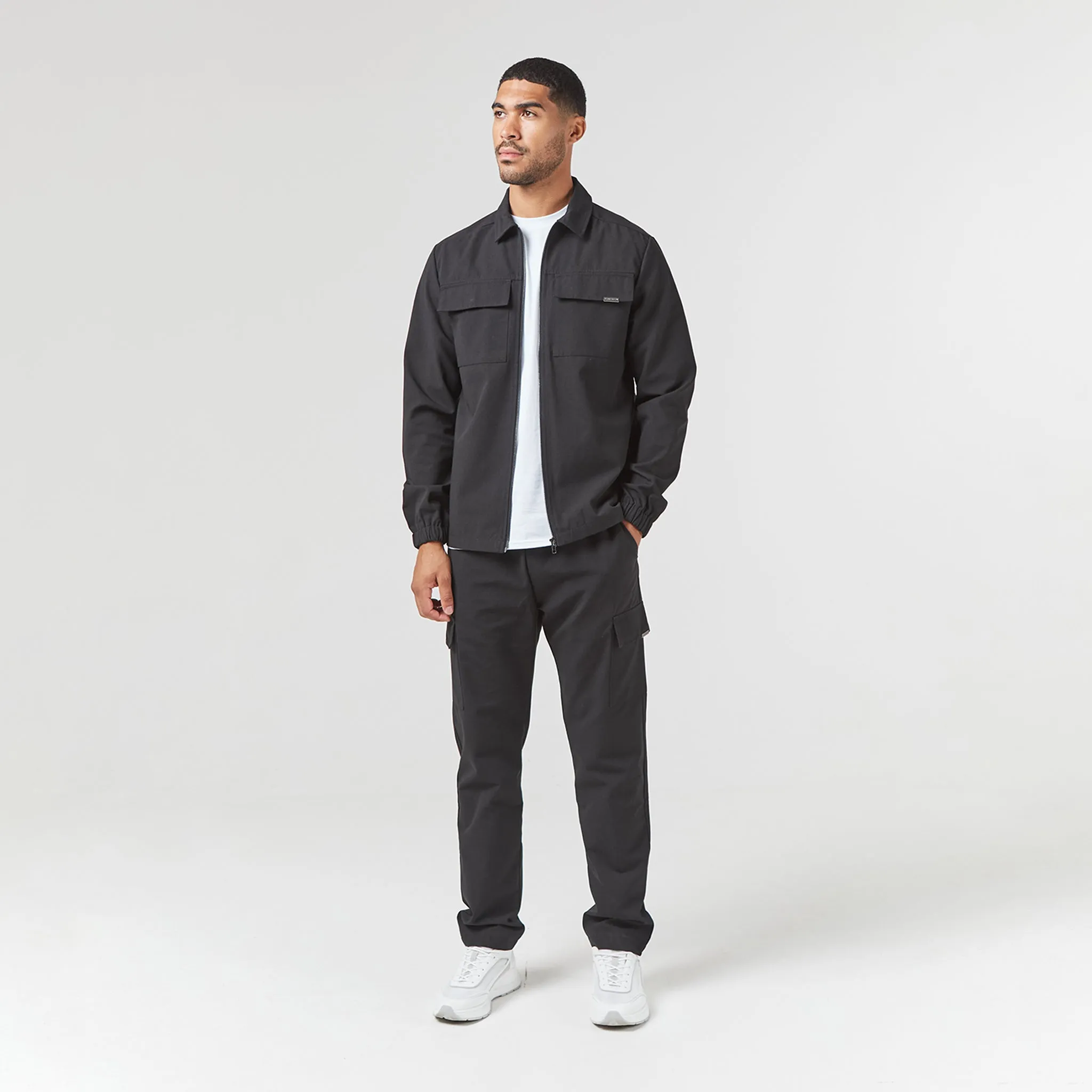 Smart Utility Open Hem Cargo Set | Black