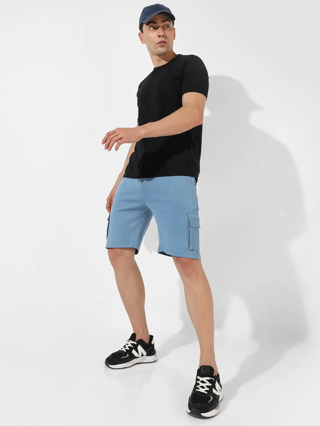 Solid Casual Shorts