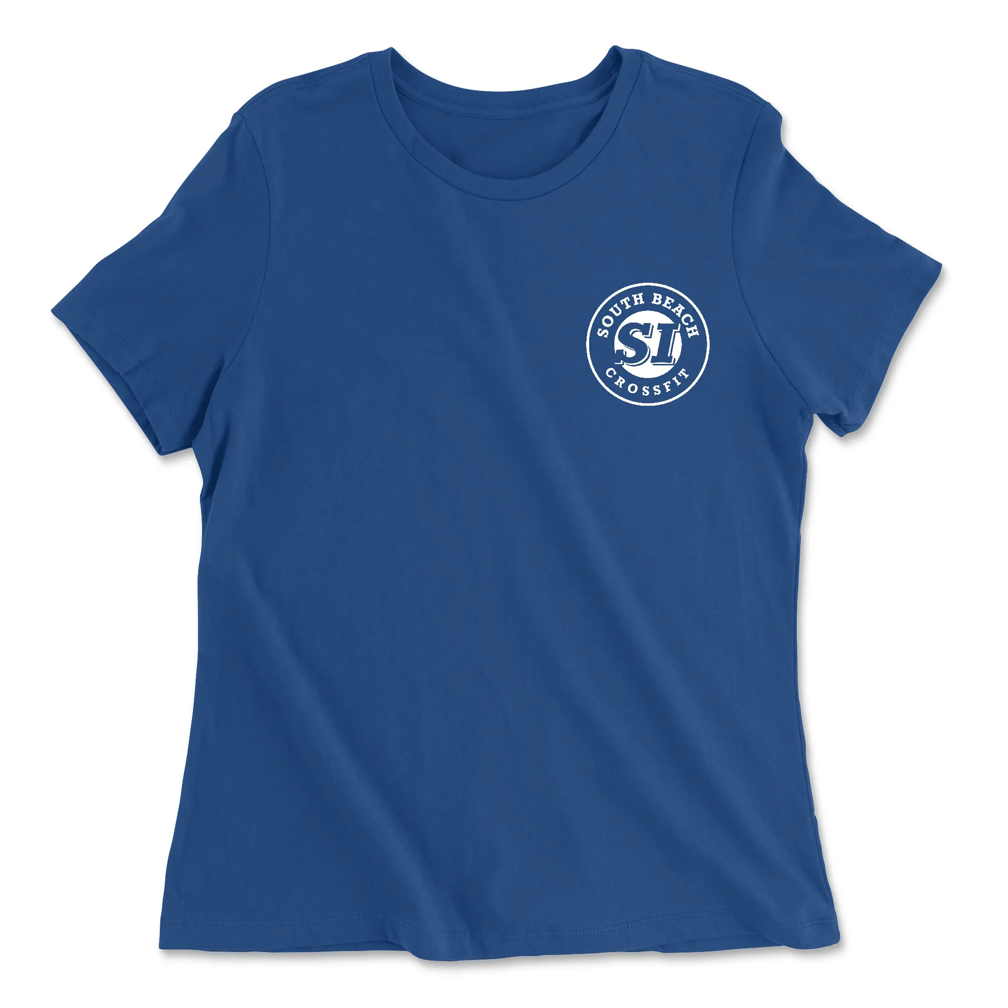 South Beach CrossFit SI Standard (White) Womens - Relaxed Jersey T-Shirt