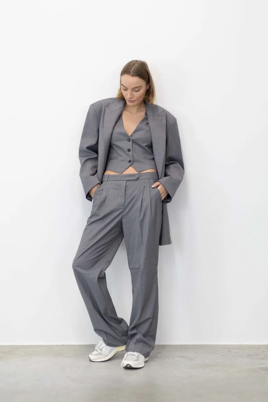 STEVEN PLEATED SUITING PANTS