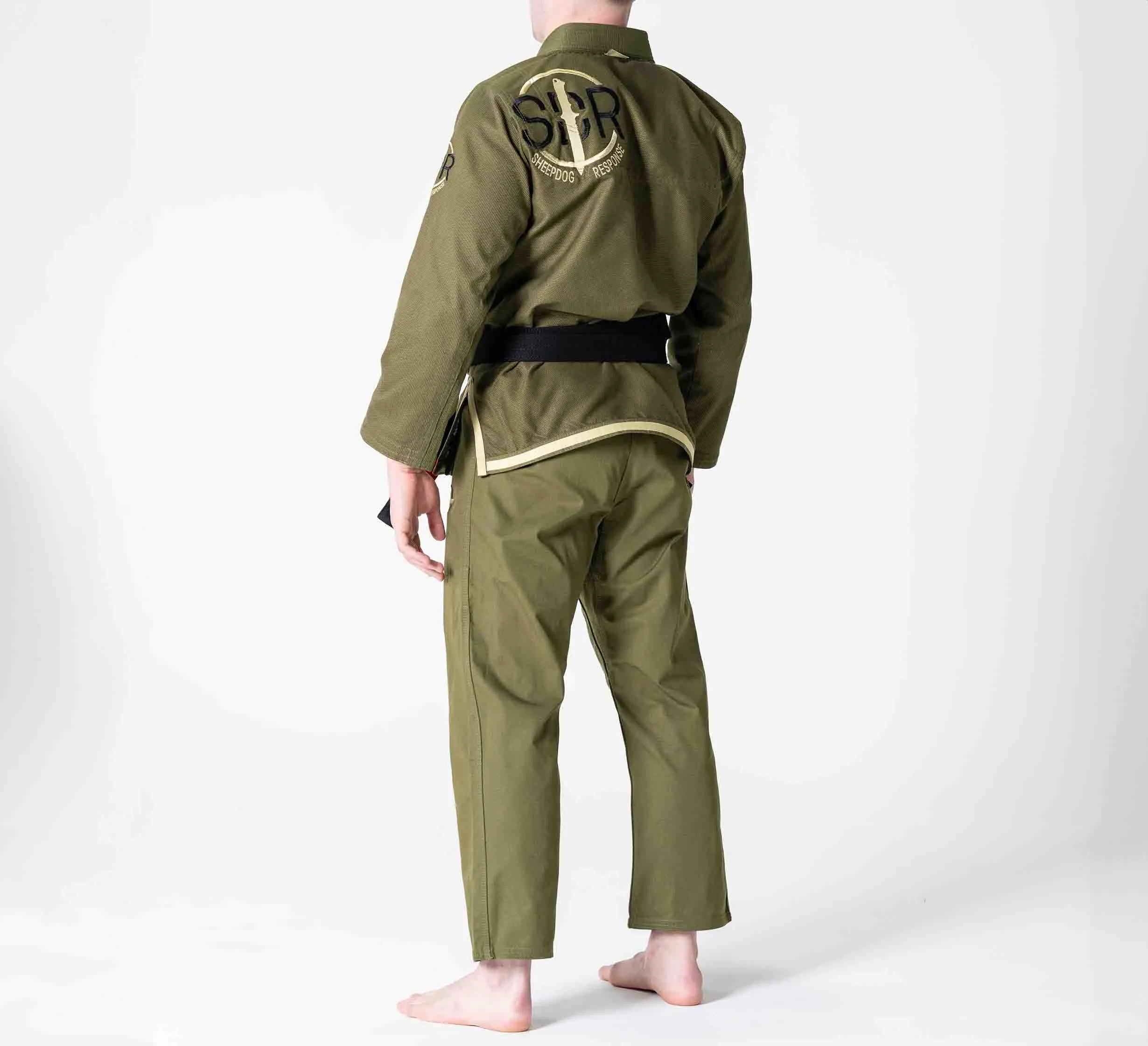 Suparaito BJJ Gi Sheepdog Response Edition Military Green