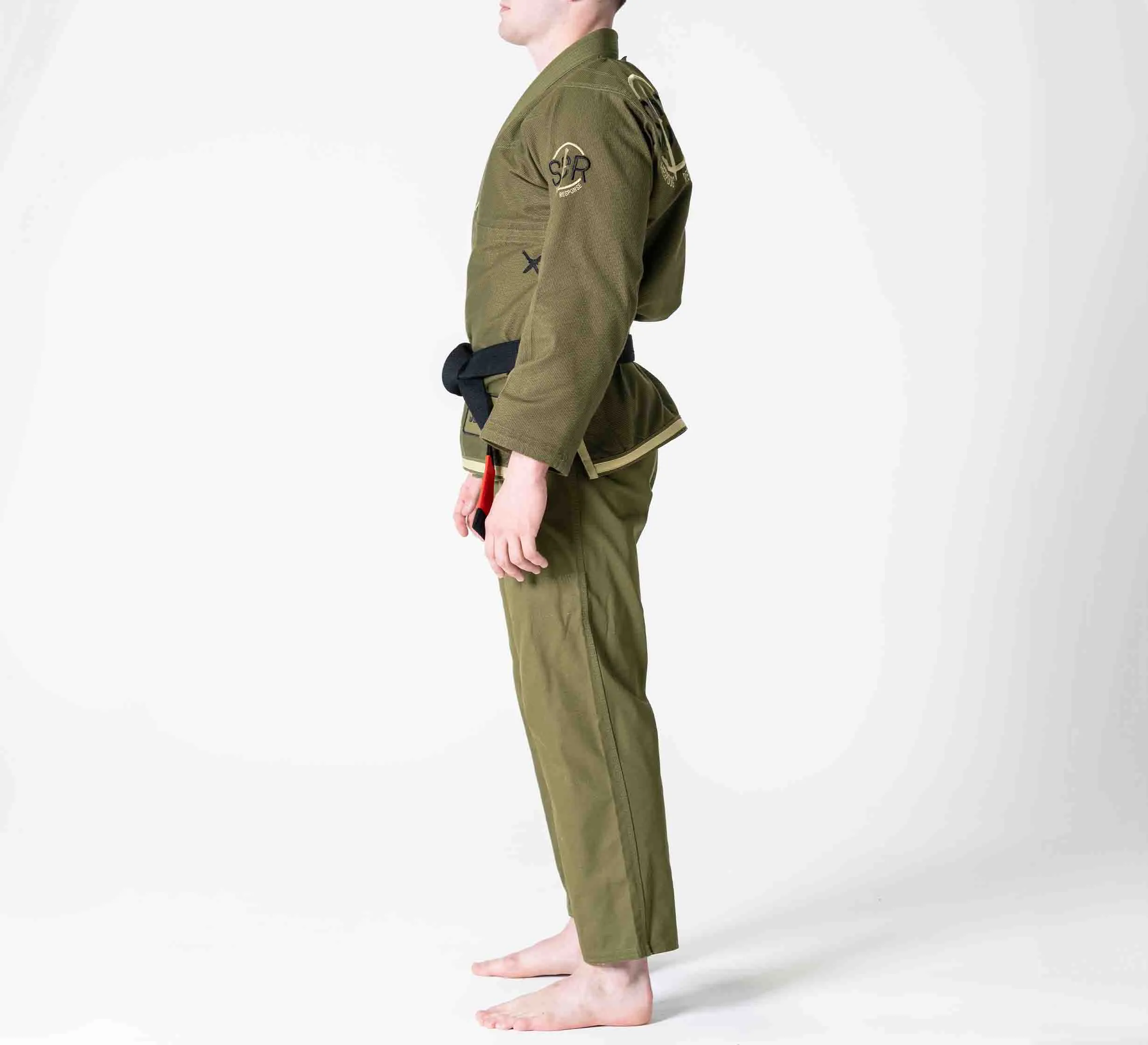 Suparaito BJJ Gi Sheepdog Response Edition Military Green
