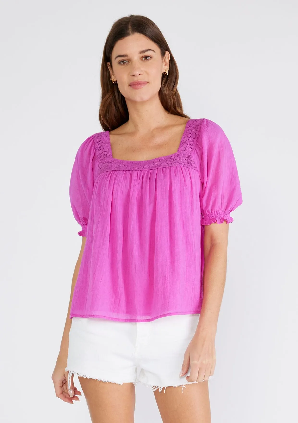 Sweet Talk Puff Sleeve Top