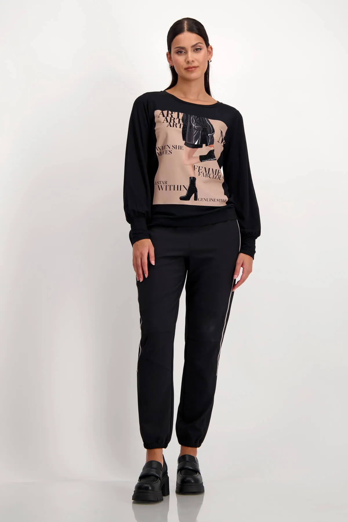 Tape Trousers - Black
