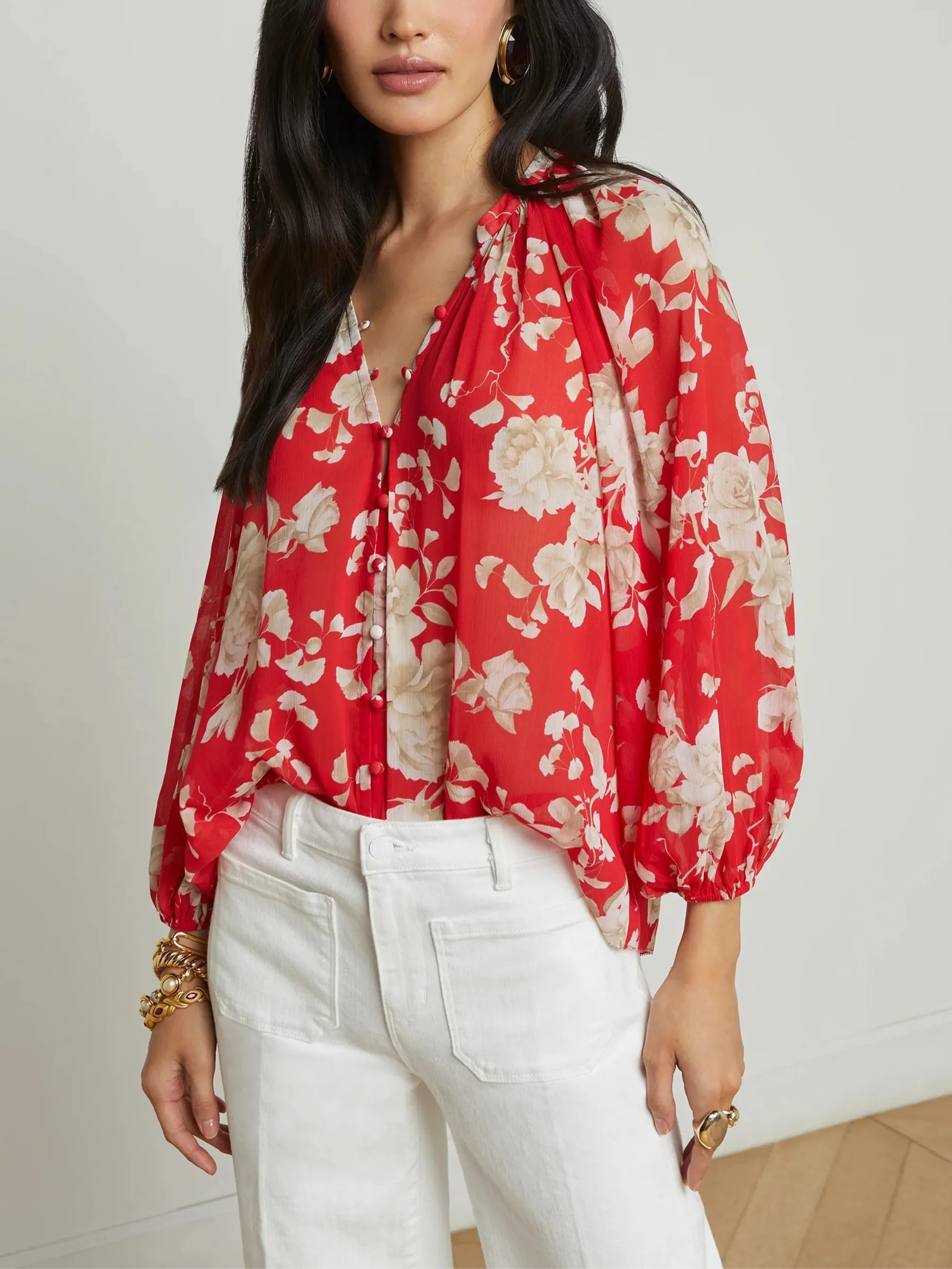 Teagan Dolman Sleeve Blouse