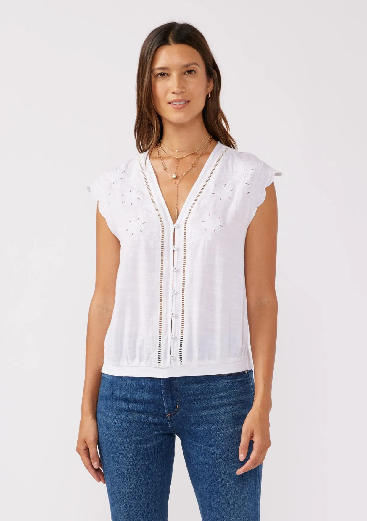 Teresa Embroidered Top
